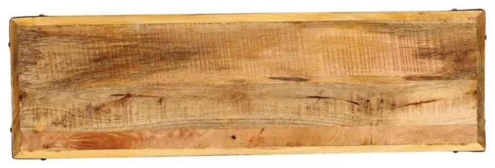 Mesa consola 100x30x75 cm madeira de mangueira maciça