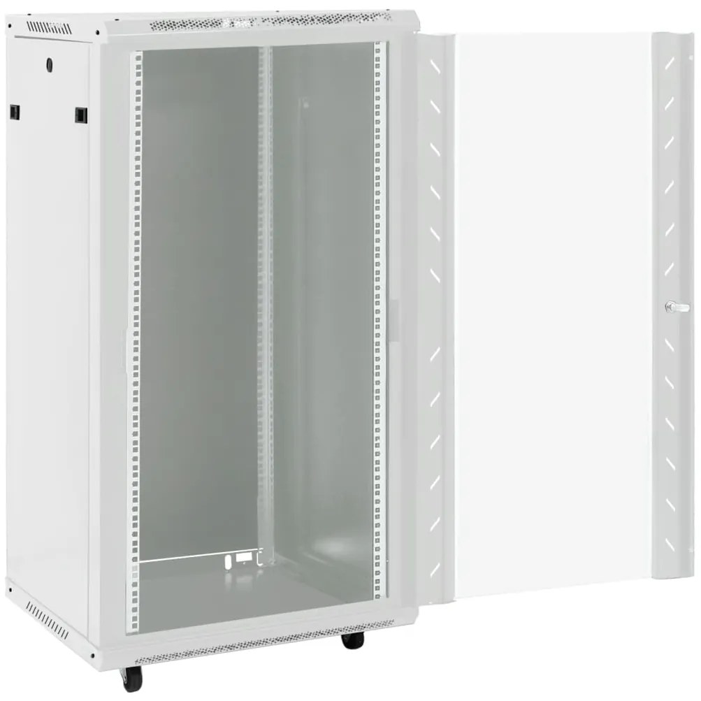 Armário bastidor 15U 19" IP20 60x60x120 cm cinzento