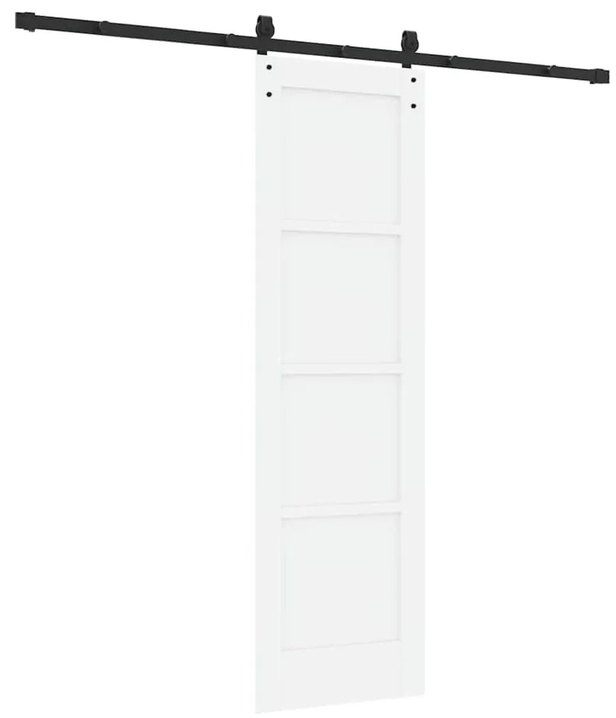 Porta de Deslizamento com Conjunto de Ferragens Brancas 61x198,5 cm Ma