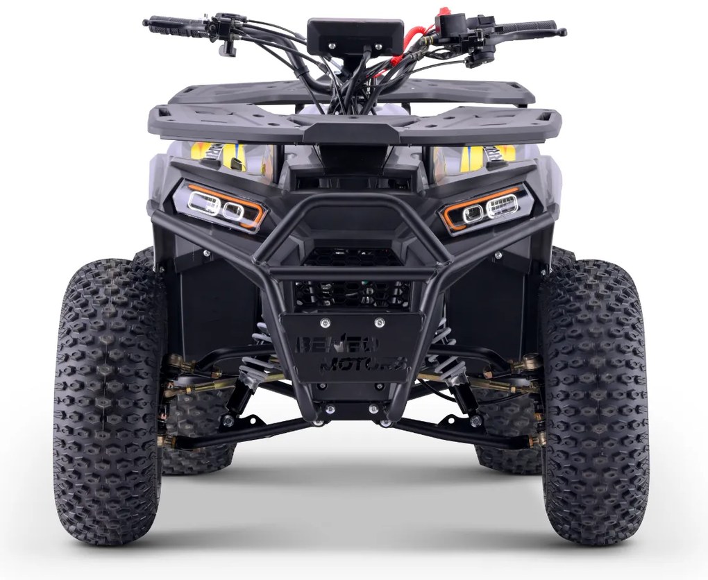 Moto 4 gasolina crianças Motors WARRIOR 125cc Amarela