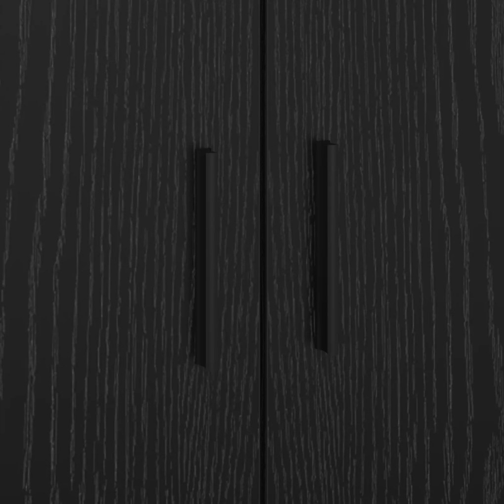 Estrado de Cama Carvalho Preto 90x200 cm
