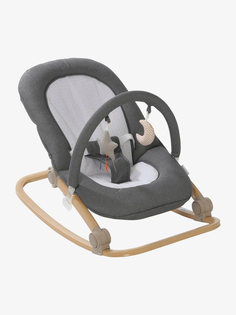 Agora -20%: Espreguiçadeira com arco, Babydream cinzento medio liso