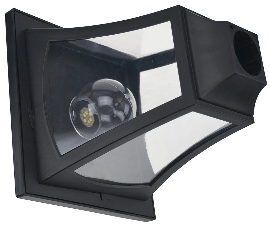 Outsunny Candeeiro Solar de Jardim com 3 Luzes LED Impermeável IP44 Se