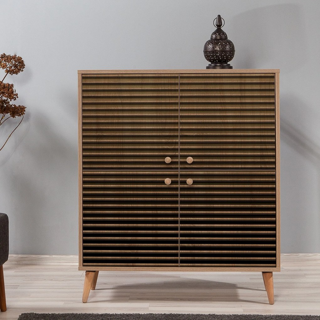 Armário Multiuso Multilux – Carvalho Sonoma – 95x111x36 cm