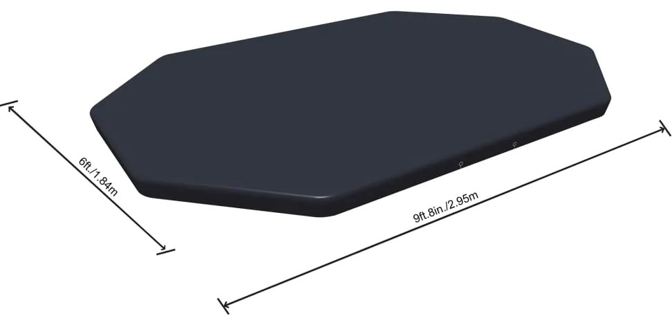 Cobertura de piscina Flowclear 300x200 cm