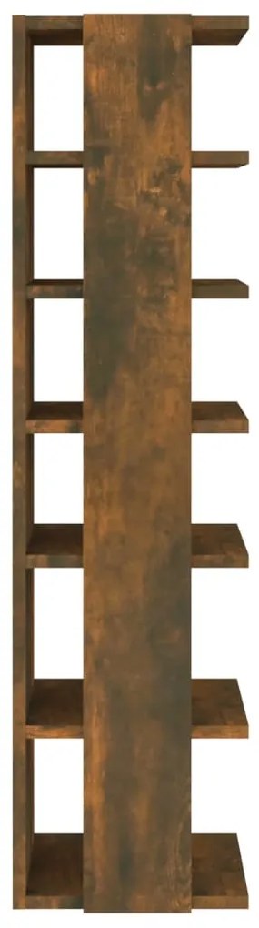 Sapateira 27,5x27x102 cm derivados de madeira carvalho fumado