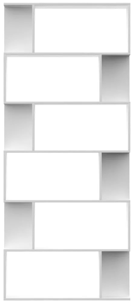 Estante/divisória 80x24x192 cm derivados de madeira branco