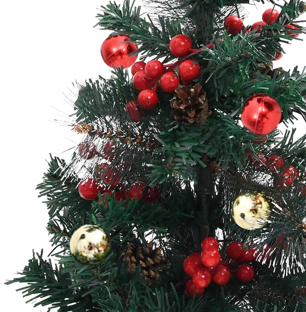 Árvores de Natal artificiais de exterior 2 pcs 76 cm PVC