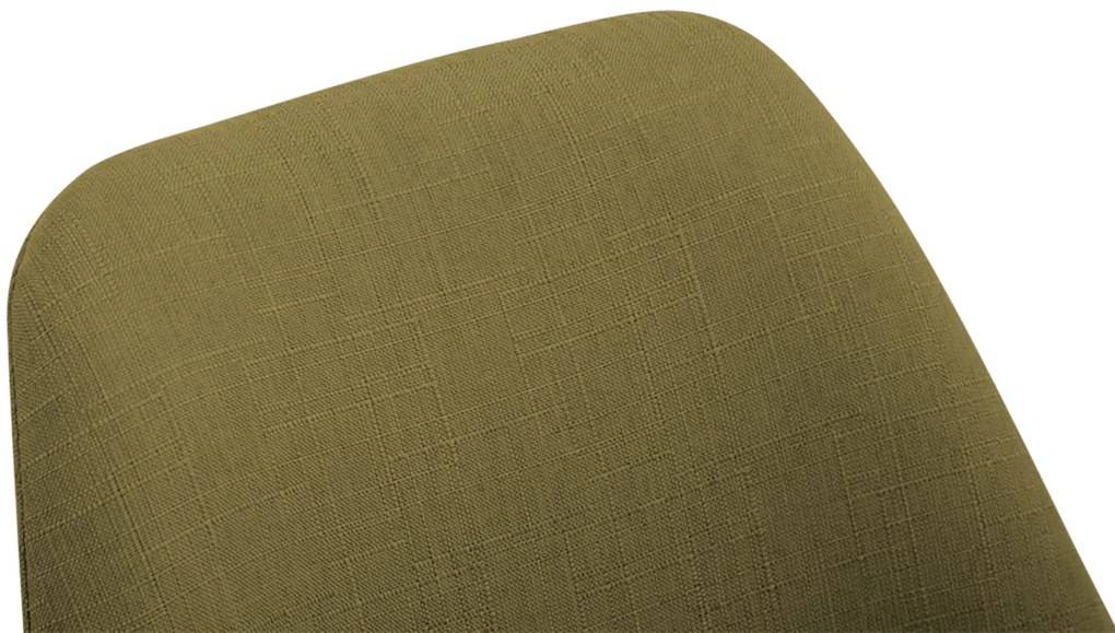 Cadeira de cozinha e sala de jantar Borneo V2 em tecido 48 x 84 x 55 cm Verde