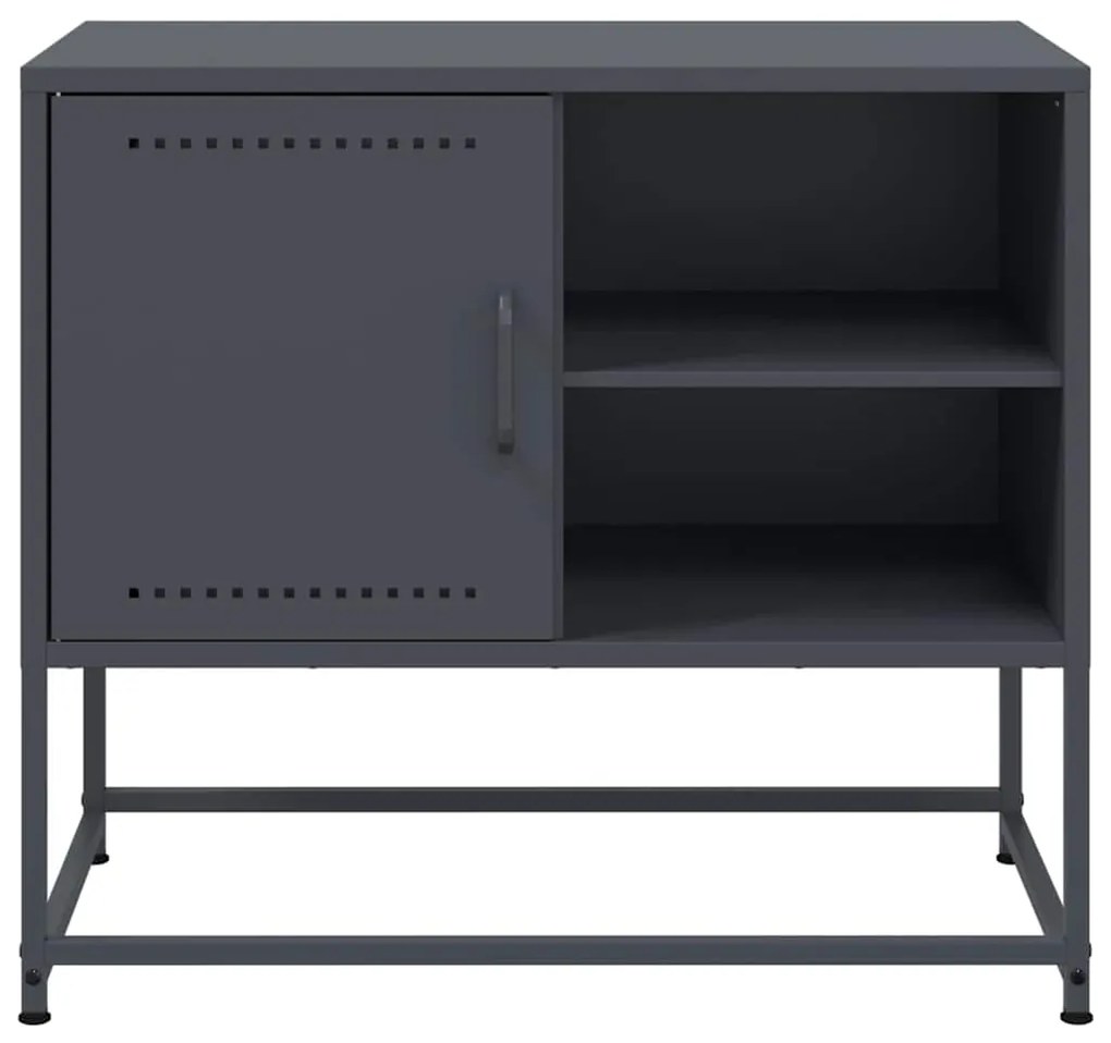 Móvel de TV 68x39x60,5 cm aço antracite