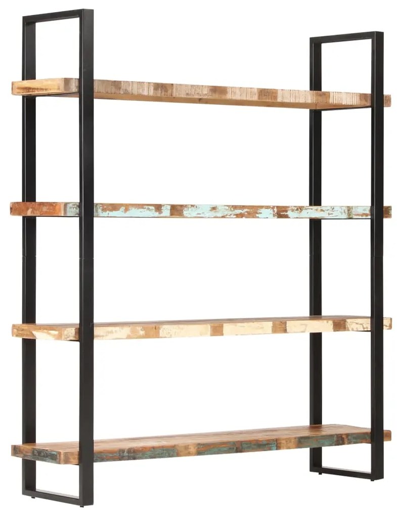 Estante c/ 4 prateleiras 160x40x180cm madeira recuperada maciça