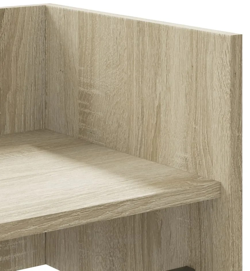 Prateleira parede 100x35x30,5 cm deriv. madeira carvalho sonoma