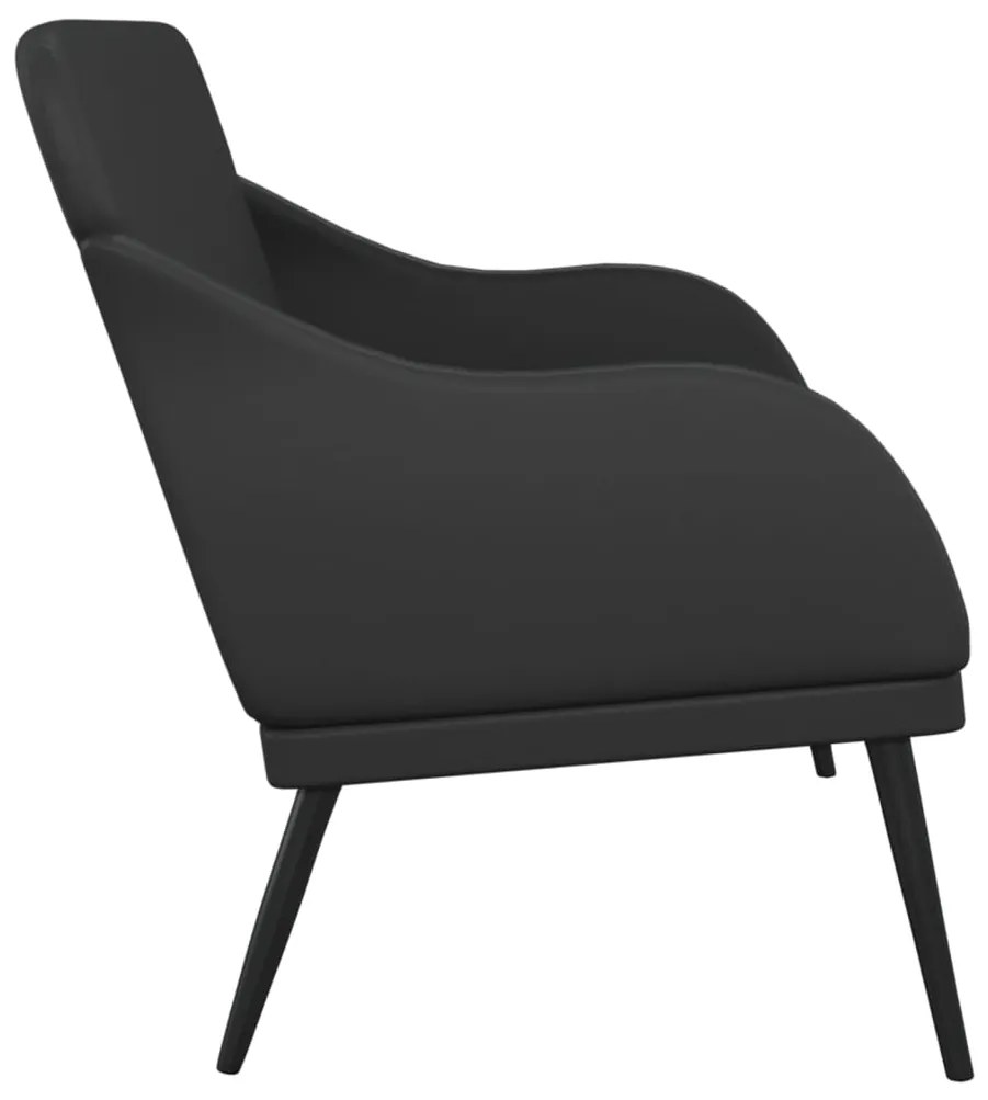Banco 110x76x80 cm couro artificial preto