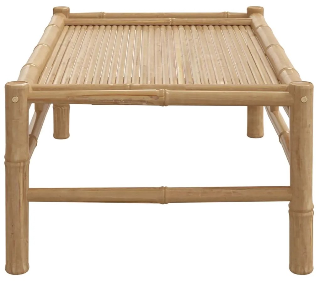 Mesa de centro para jardim 100x55x33 cm bambu