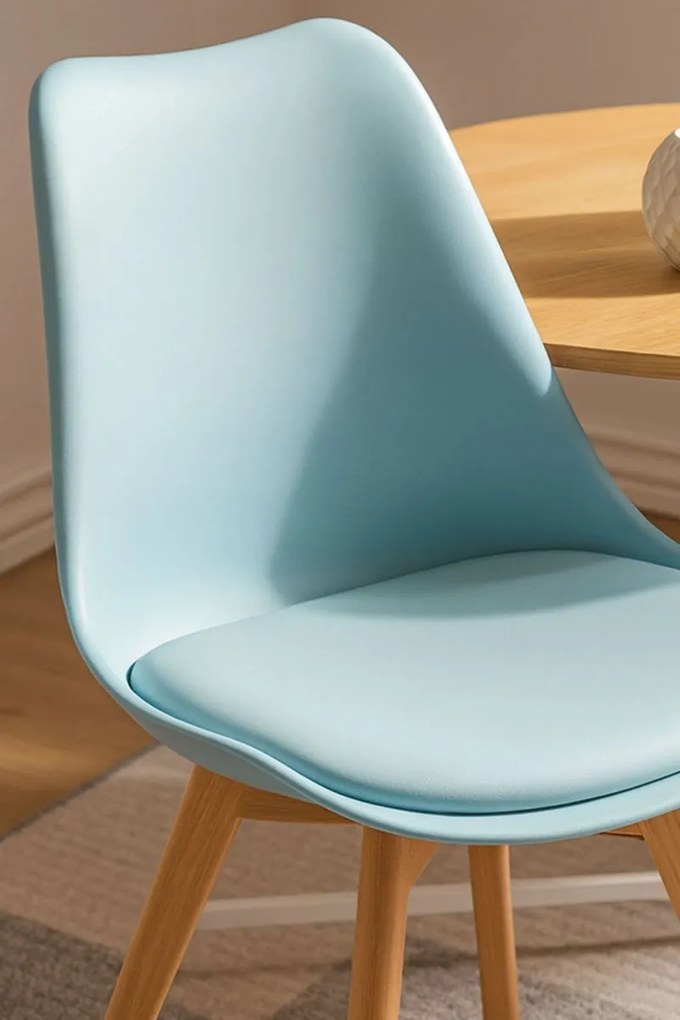 Pack 4 Cadeiras Synk Basic - Água Azul