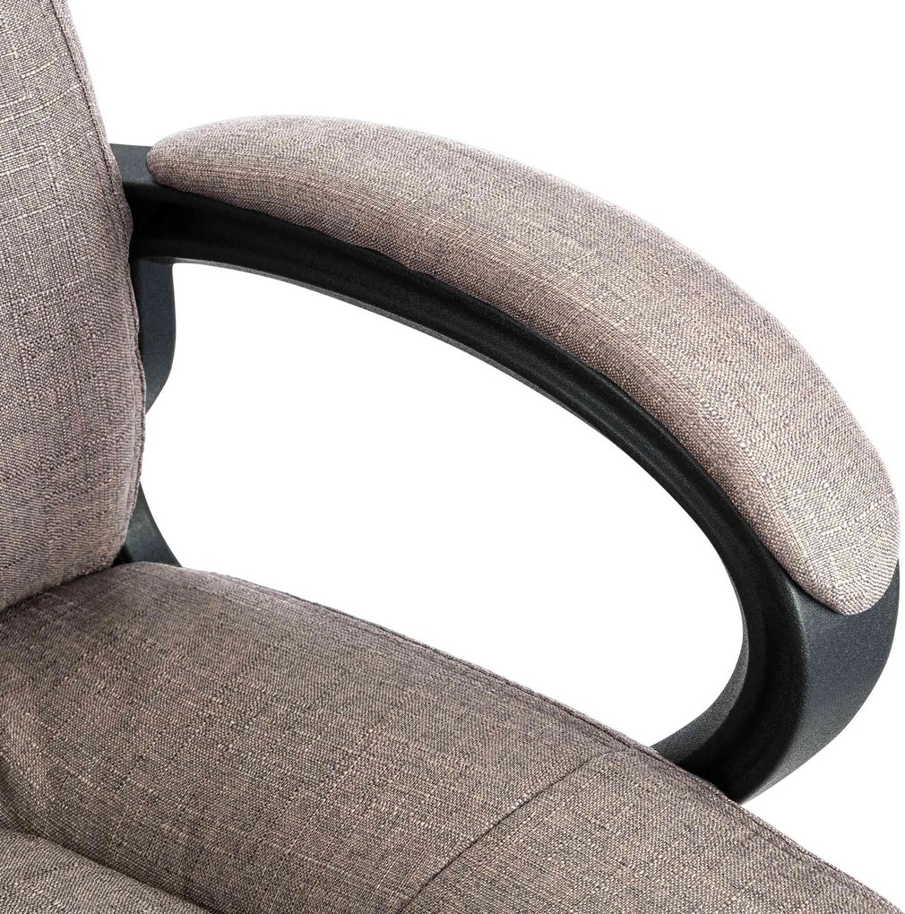 Cadeira de escritório XL Sparta Fabric Taupe