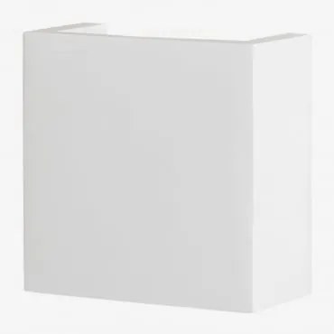 Aplique De Parede Led Em Gesso Gadea Branco - Sklum