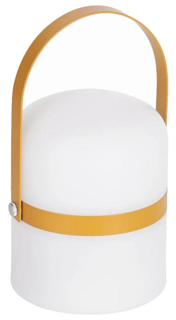 Kave Home - Candeeiro de mesa LED mini Ridley mostarda