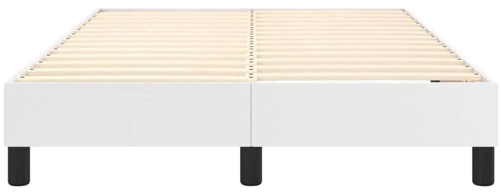 Estrutura de cama 120x200 cm couro artificial branco