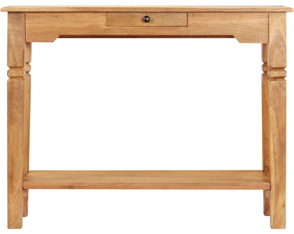 Mesa consola 100x40x76 cm madeira de acácia maciça