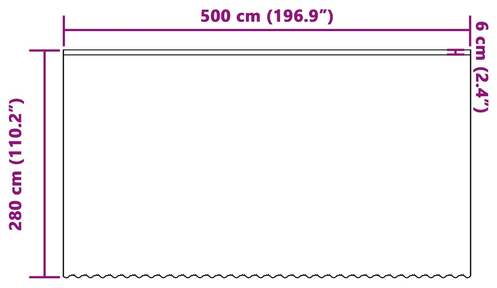 Cortina de Renda com cortinas Floral Branco 500 x 280 cm Poliéster
