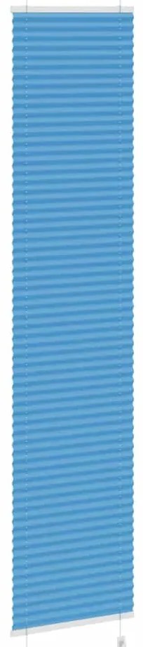 Plissado Cego Azul 40x200 cm Largura Tecido 39,4 cm Poliéster