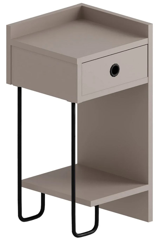 Sofá de 1 Lugar Lora – Creme – 110x108x65 cm