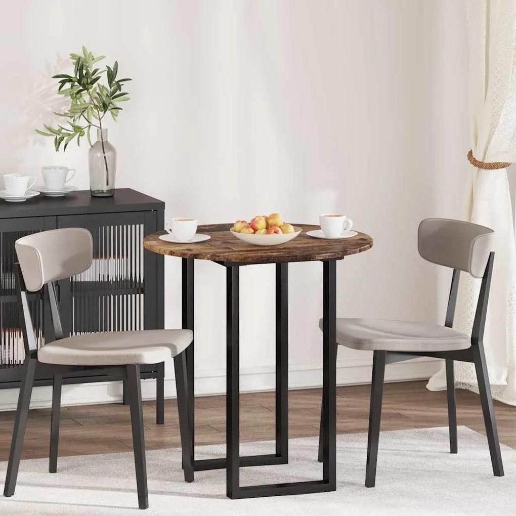 vidaXL Tampo de Mesa Madeira antiga 70 x 70 x 1,5 cm