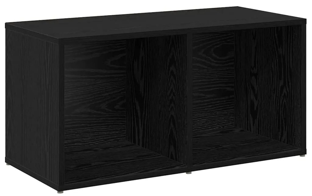 Conjunto de móvel de TV 4 pcs Carvalho Preto 72 x 35 x 36.5 cm