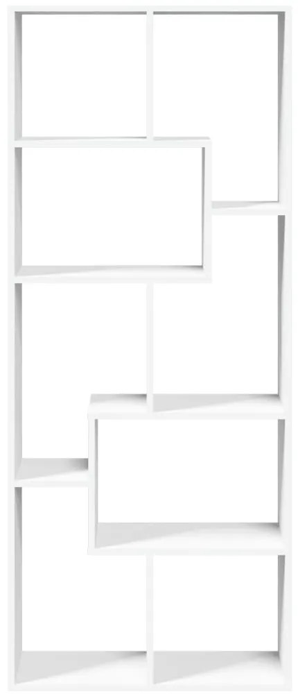 Estante divisória 67x25x161,5 cm derivados de madeira branco
