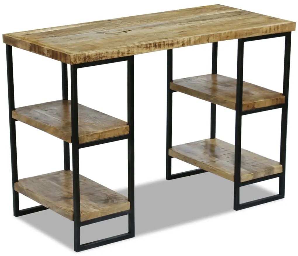 Mesa de escritório madeira de mangueira 110x50x76 cm