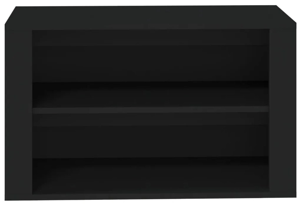 Sapateira 75x35x45 cm derivados de madeira preto