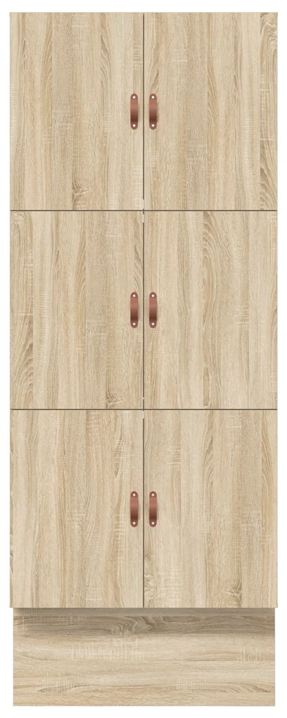 Estrutura de Cama de Armazenamento Carvalho Sonoma 75x190 cm
