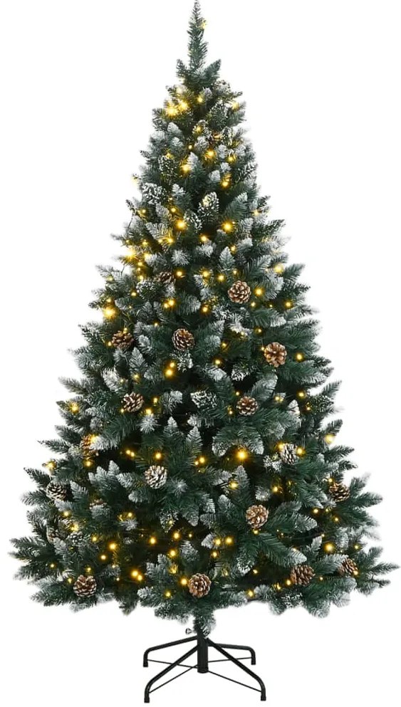 Árvore de Natal artificial com 300 luzes LED 240 cm