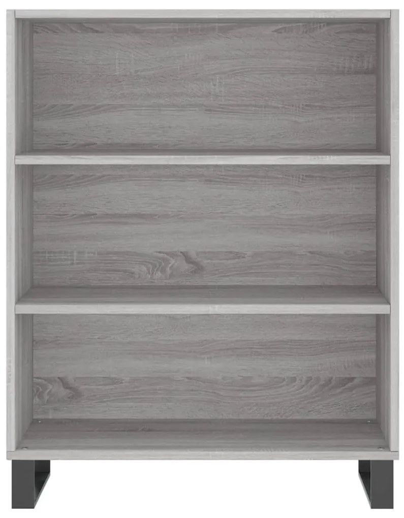 Armário alto 69,5x34x180 cm derivados de madeira sonoma cinza