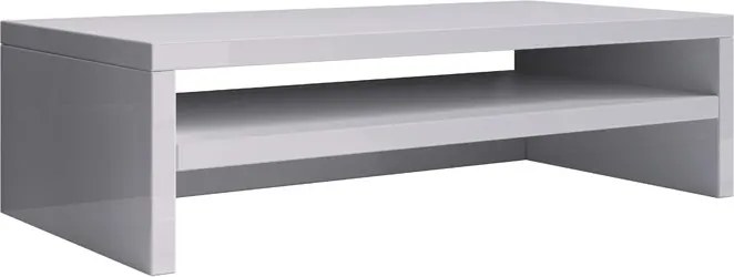 Suporte de Monitor Abby – 46x13 cm – Branco Brilho