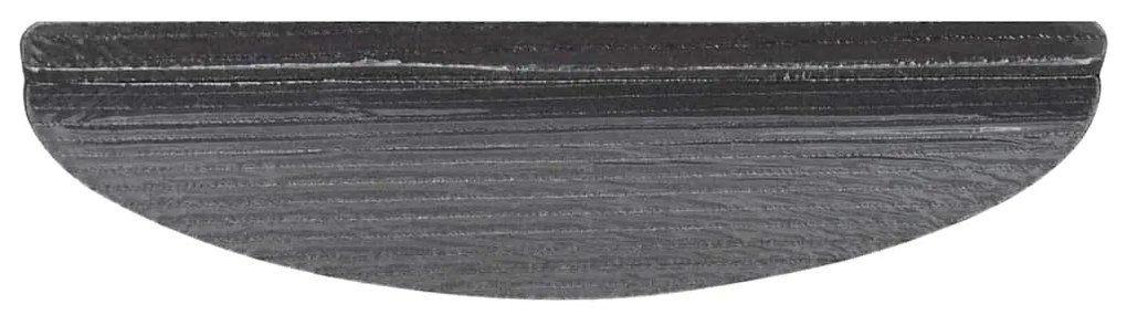 Tapetes de escada adesivos 20 pcs 65x22,5x3,5 cm cinzento