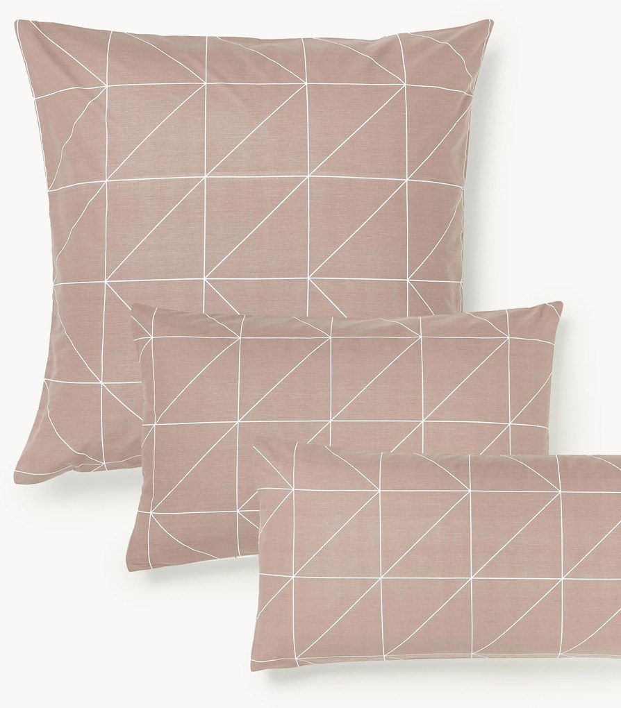 Fronha de almofada em algodão com padrão Marla