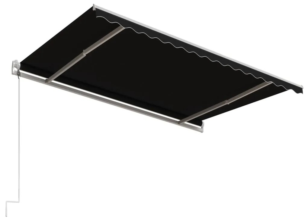 Toldo retrátil automático 450x300 cm antracite