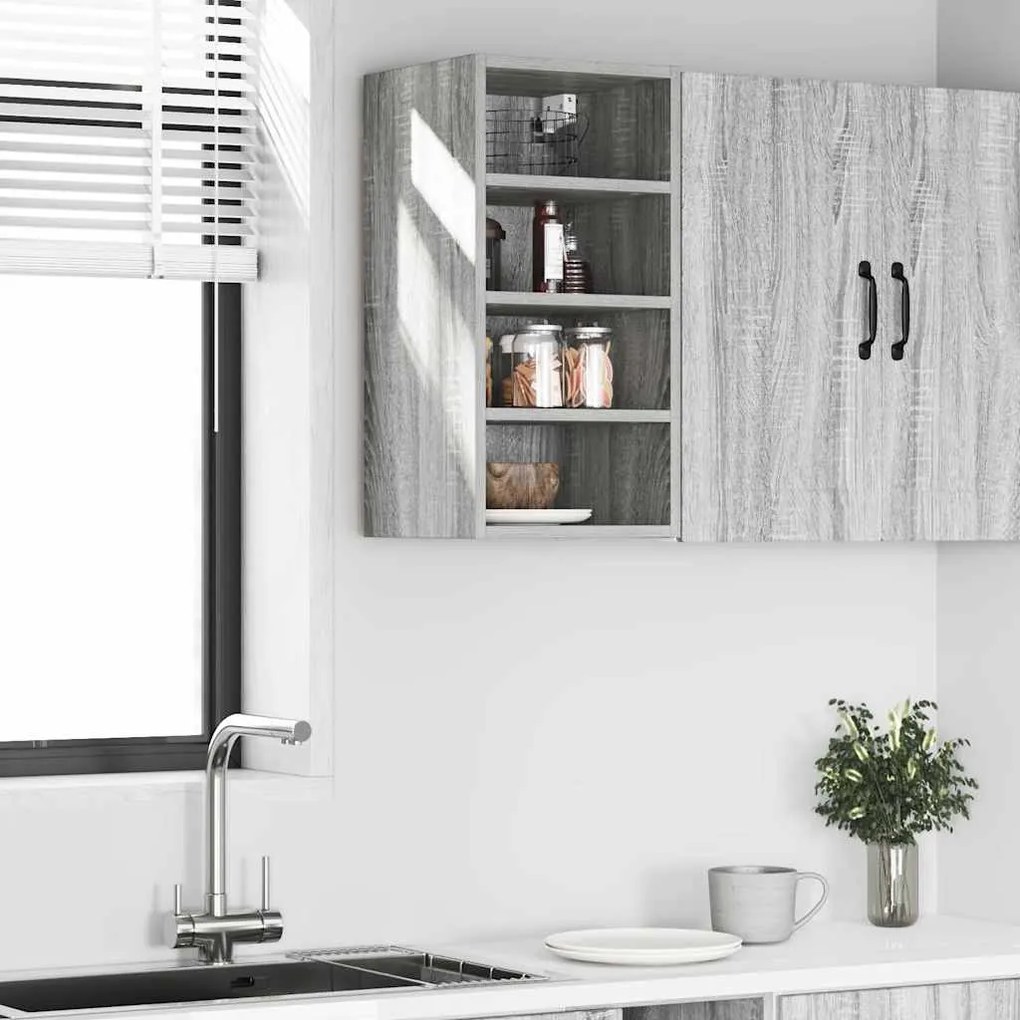 Armário suspenso “Riga” 30x29,5x60cm cinzento sonoma