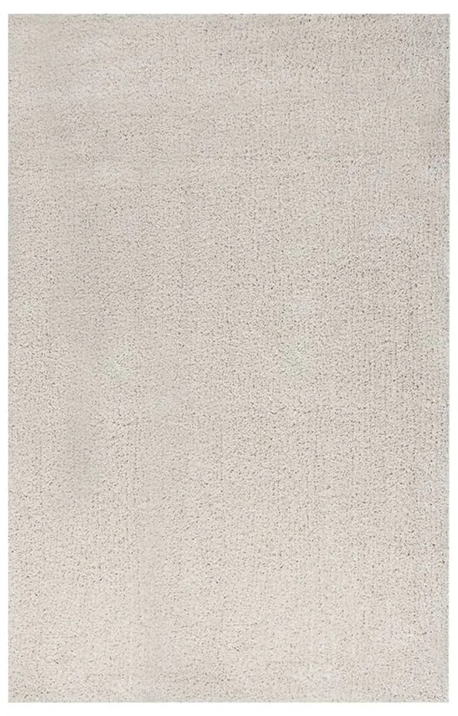 vidaXL Tapete shaggy de pelo alto 200x290 cm cor creme