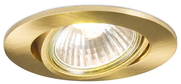 Foco embutido inteligente dourado inclinável Incl. Wifi GU10 - Cisco