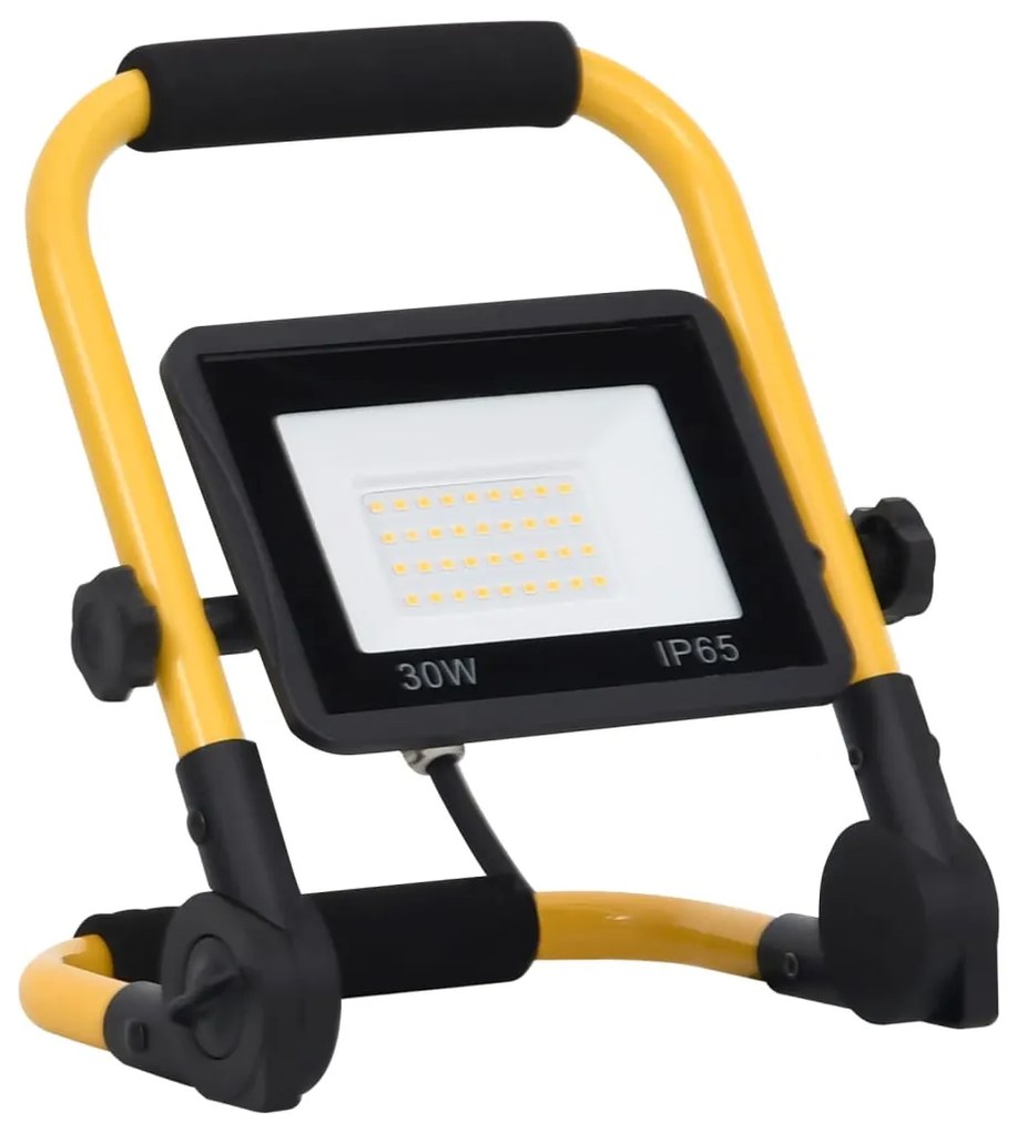 Projetor c/ iluminação LED e pega 30 W branco frio