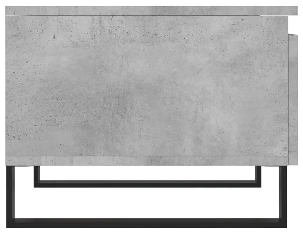 Mesas de centro 2 pcs 50x46x35 cm deriv. madeira cinza-cimento