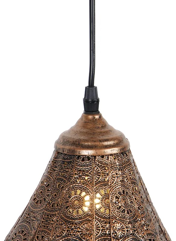 Candeeiro de suspensão oriental cobre - Billa Dia Oriental