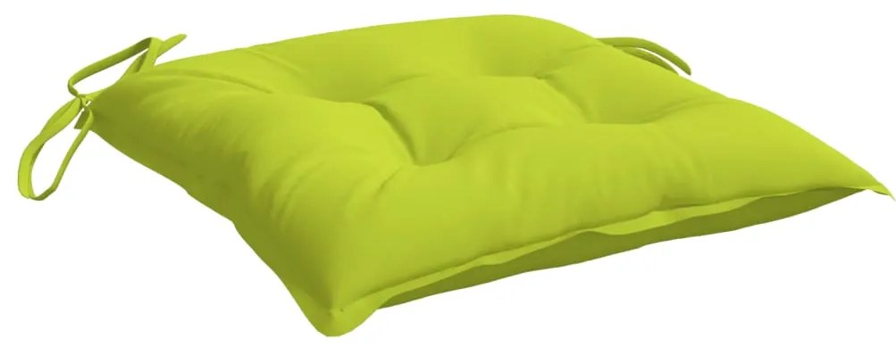 Almofadões móveis de paletes 2pcs tecido oxford verde brilhante