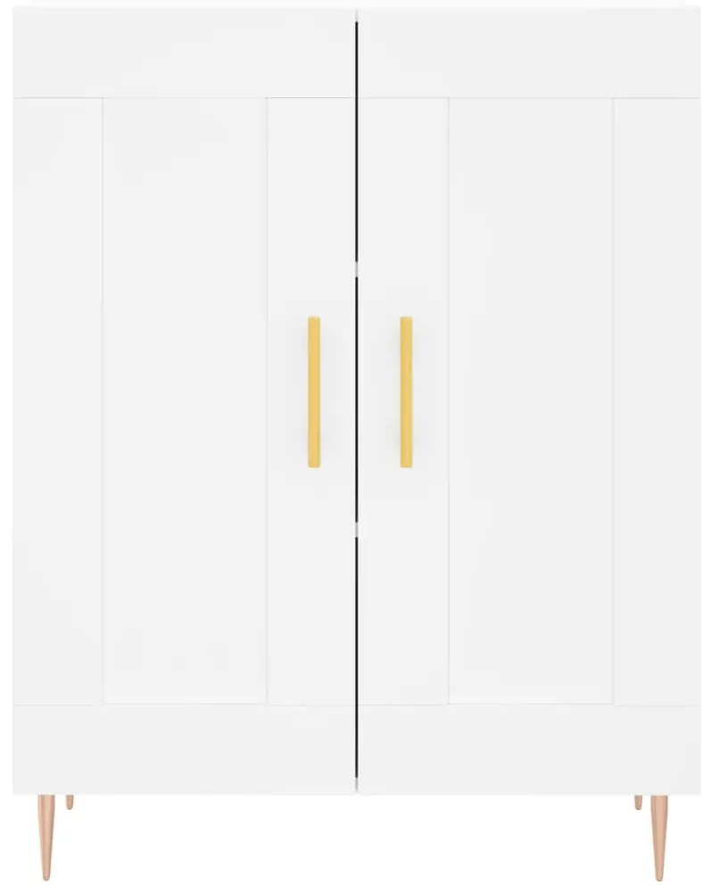Armário alto 69,5x34x180 cm derivados de madeira branco