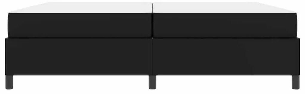 Estrutura de cama com colchão Preto 200 x 200 cm