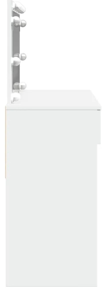 Toucador com LEDs 100x40x120 cm branco