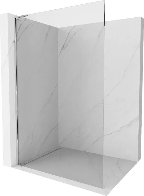 Mexen Kioto L parede de duche Walk-in 115 x 200 cm, transparente, cromado - 800-115-103-01-00